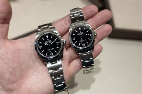 rolex explorer 40m|rolex explorer 36mm vs 40mm.